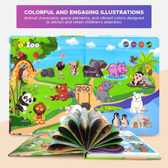 Learn & Play Interactive Musical English Educational Learning Book for 2 Year+ (Multicolor)