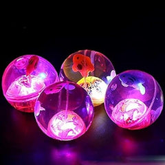 Led Flashing Luminous Ball for Kids 55mm Rubber Bouncing Ball Anti-Stress - Light ball