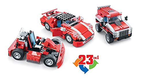 Lego 23 in 1 Super Speedster Architect Block Game, Can Make 23 Different Model from Single Block Set, 278+ Pieces