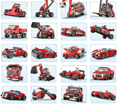Lego 23 in 1 Super Speedster Architect Block Game, Can Make 23 Different Model from Single Block Set, 278+ Pieces