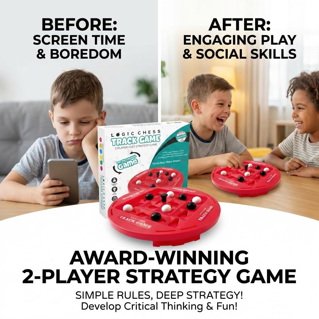 Logic Chess Track Game, 2-Player Strategy Board Game