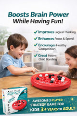 Logic Chess Track Game, 2-Player Strategy Board Game