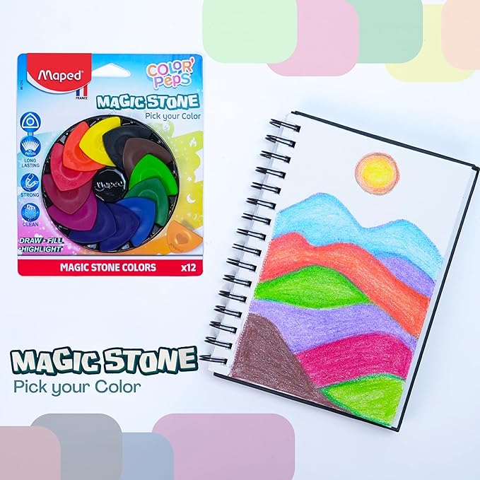 MAPED MAGIC STONE COLOURS - 12 SHADES