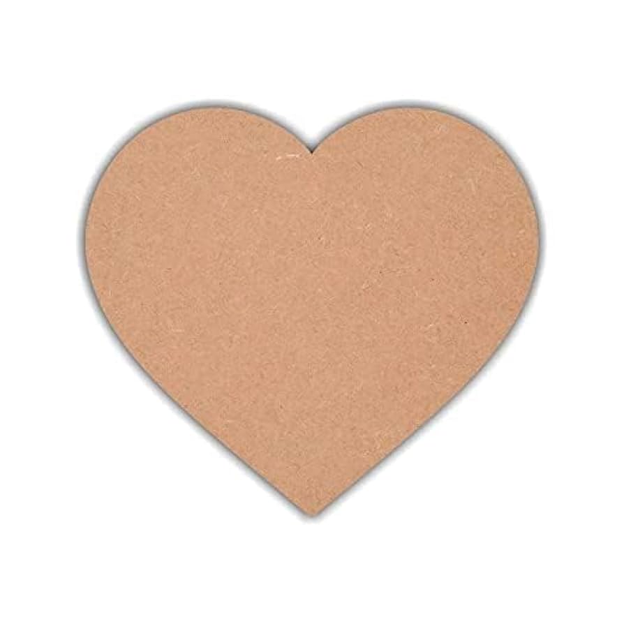 MDF Stencil Heart shape - 5 inch