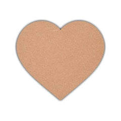 MDF Stencil Heart shape - 5 inch