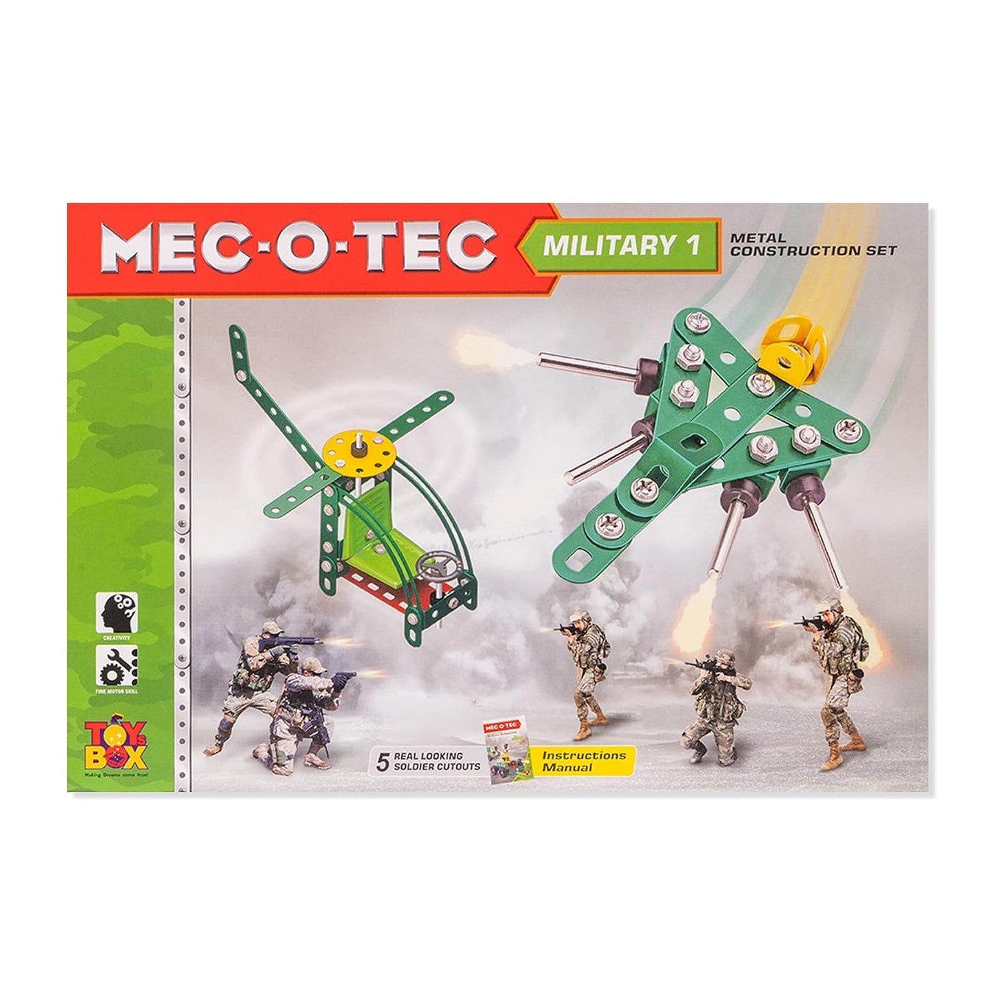 MEC-O-Tec Military No.1 Construction Set 5 Models 101 Pieces