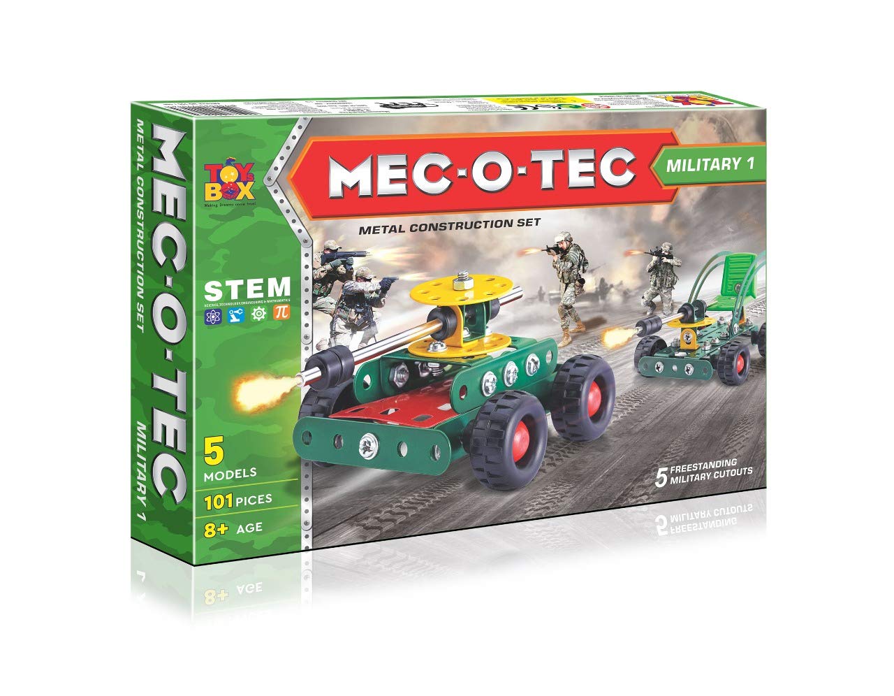MEC-O-Tec Military No.1 Construction Set 5 Models 101 Pieces