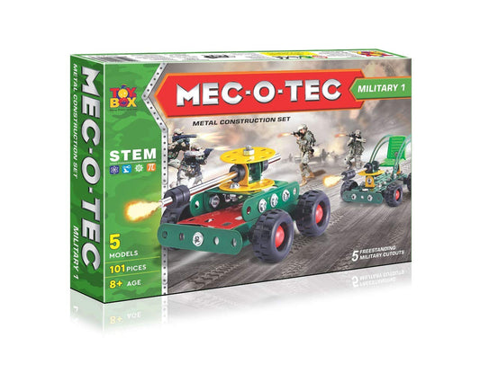MEC-O-Tec Military No.1 Construction Set 5 Models 101 Pieces