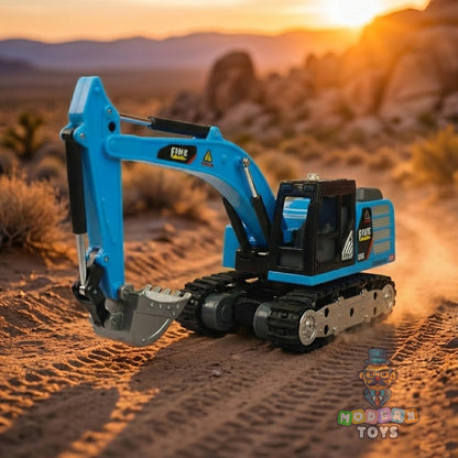 MINI RC EXCAVATOR TOY with Tin Box-Any 1 color JCB
