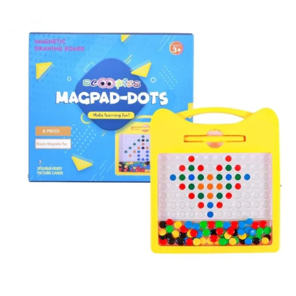 Magic Magpad Dots - Magnetic Pattern Learning Board for Kids
