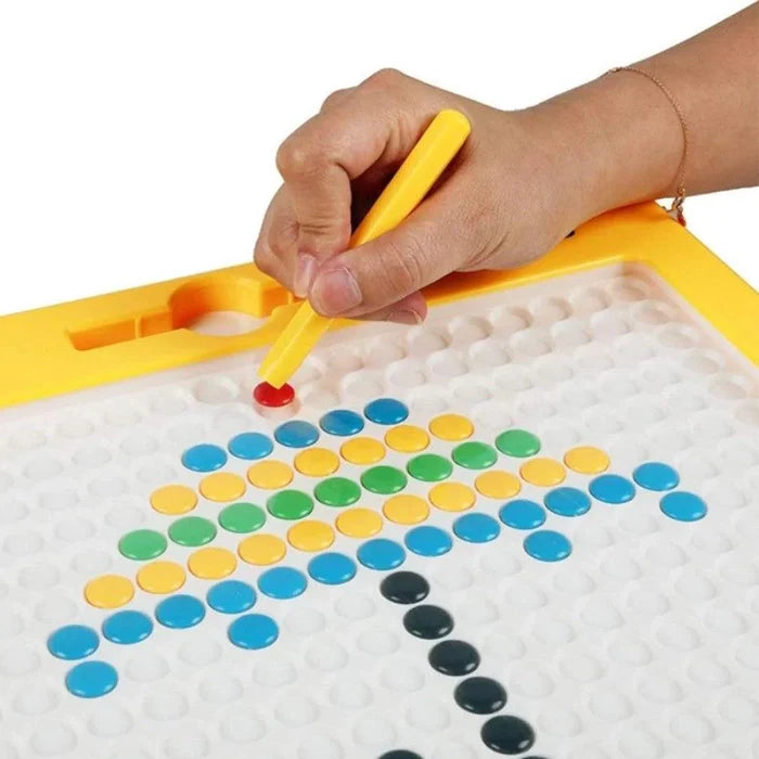 Magic Magpad Dots - Magnetic Pattern Learning Board for Kids-Any 1