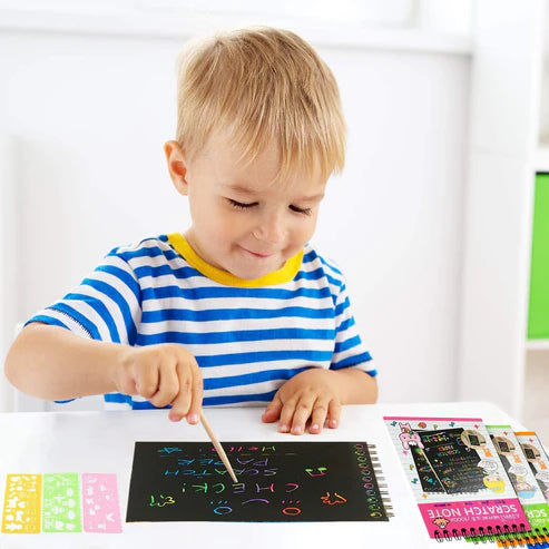 Magic Scratch Notebook/Diary small- 10 Sheets