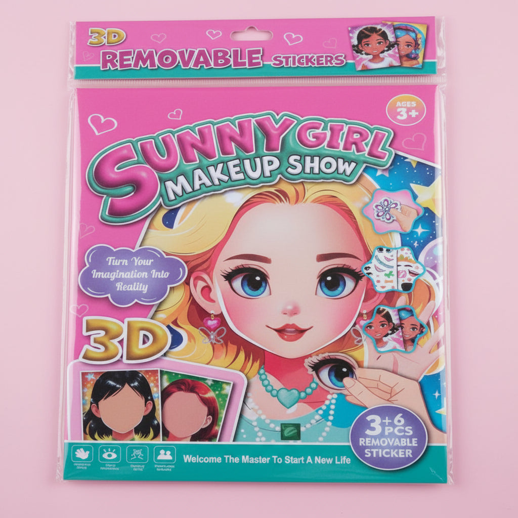 Magical Face Changing Sticker Book - Any 1 Random