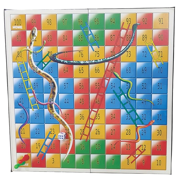 Big Size Magnetic Ludo-Snakes & Ladders Board Game, Ages 4+