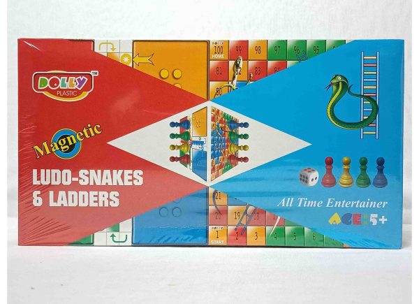 Big Size Magnetic Ludo-Snakes & Ladders Board Game, Ages 4+