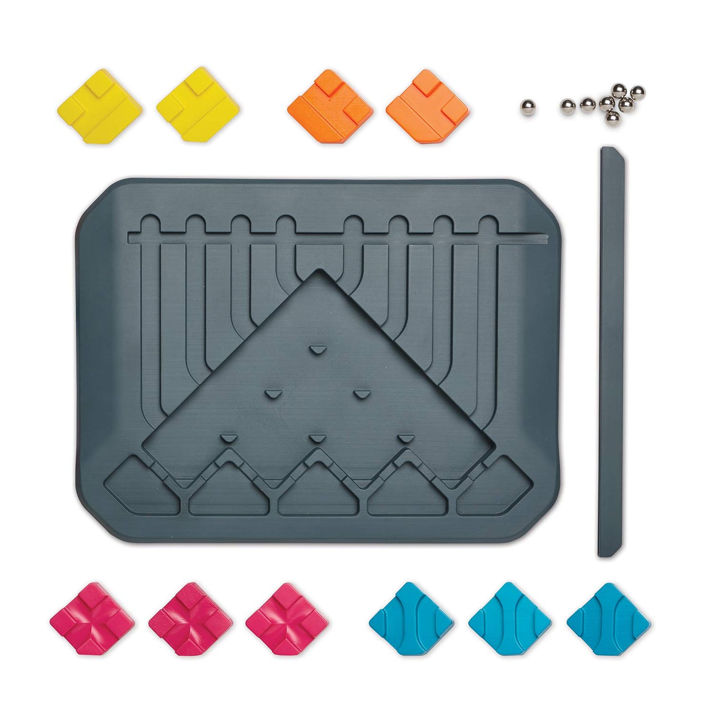 Marble Puzzle Circuit Logic Game - 64 Card Challenges Kids & Adults Ages 8+