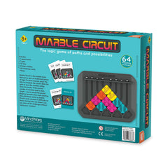 Marble Puzzle Circuit Logic Game - 64 Card Challenges Kids & Adults Ages 8+