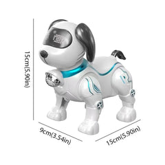 Mechanical Dog Intelligence – Dancing Robot Puppy with Lights & Music, Walking Robot Dog Toy with Colorful Lighting Ideal Gift for Kids
