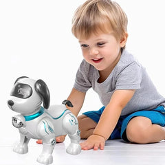 Mechanical Dog Intelligence – Dancing Robot Puppy with Lights & Music, Walking Robot Dog Toy with Colorful Lighting Ideal Gift for Kids