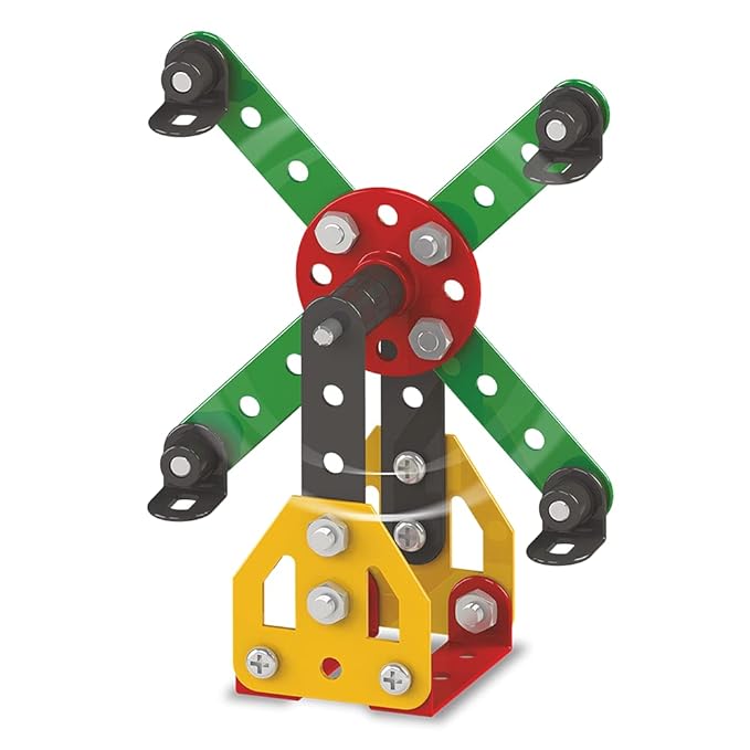 Mechanix Beginner Giant Wheel , Diy Stem And Education Metal Construction Set, For Boys & Girls, Multicolour, 7Y+