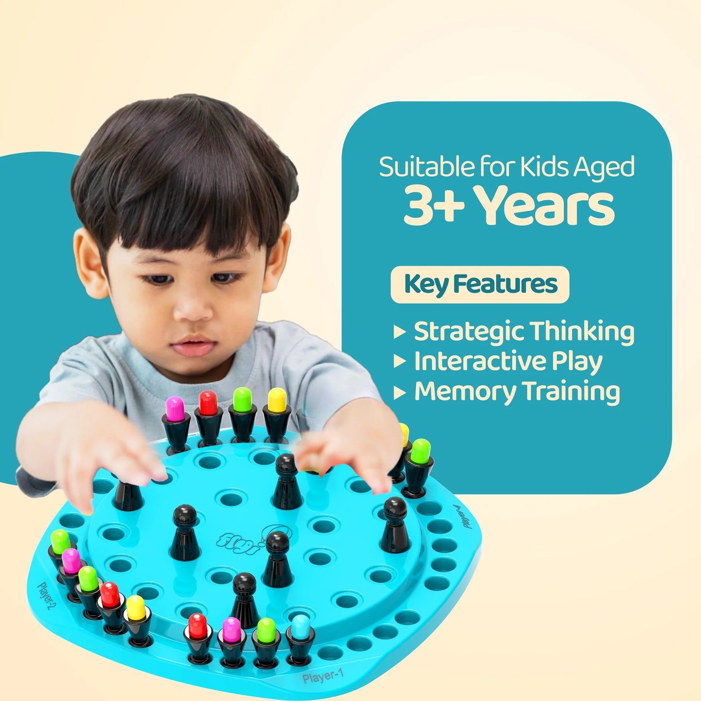 Memory Chess - Plastic with Coins and Dice