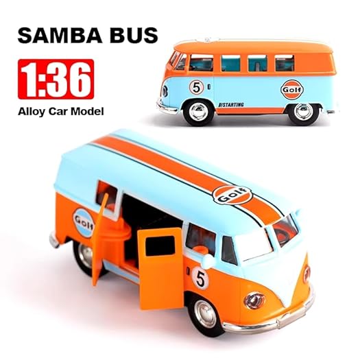 Metal Gulf Bus Diecast Models for Volkswagen-Any 1