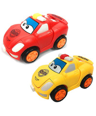 Mini Cartoon Transformer Pull Back Convertible From Car to Robot - Random color