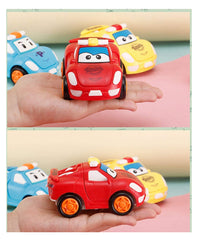 Mini Cartoon Transformer Pull Back Convertible From Car to Robot - Random color