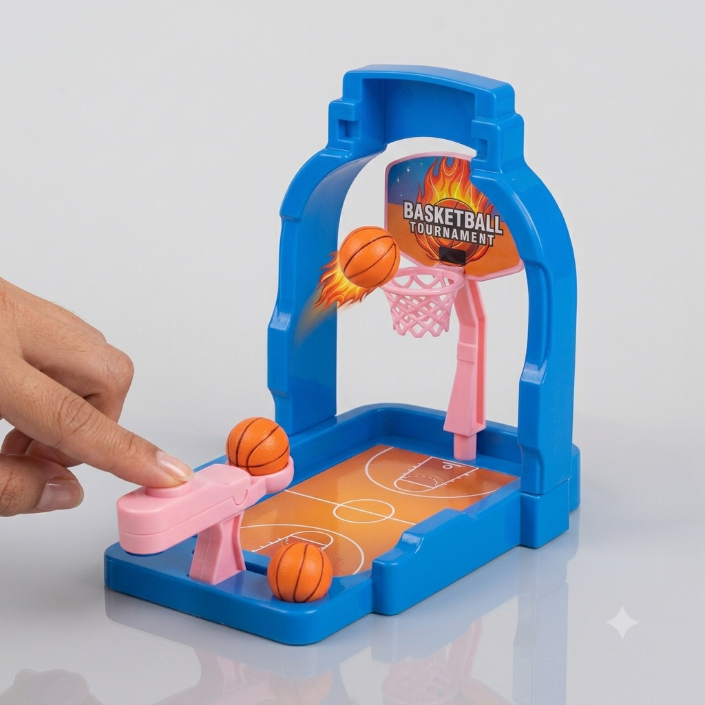 Mini Desktop Basketball Game Set for Kids