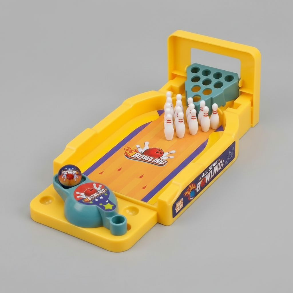 Mini Desktop Bowling Game Set for Kids