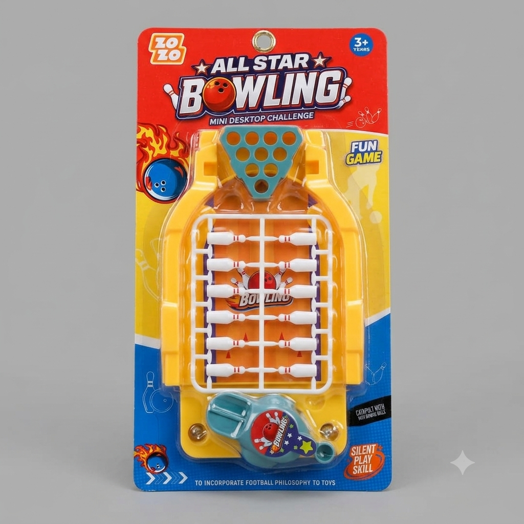 Mini Desktop Bowling Game Set for Kids
