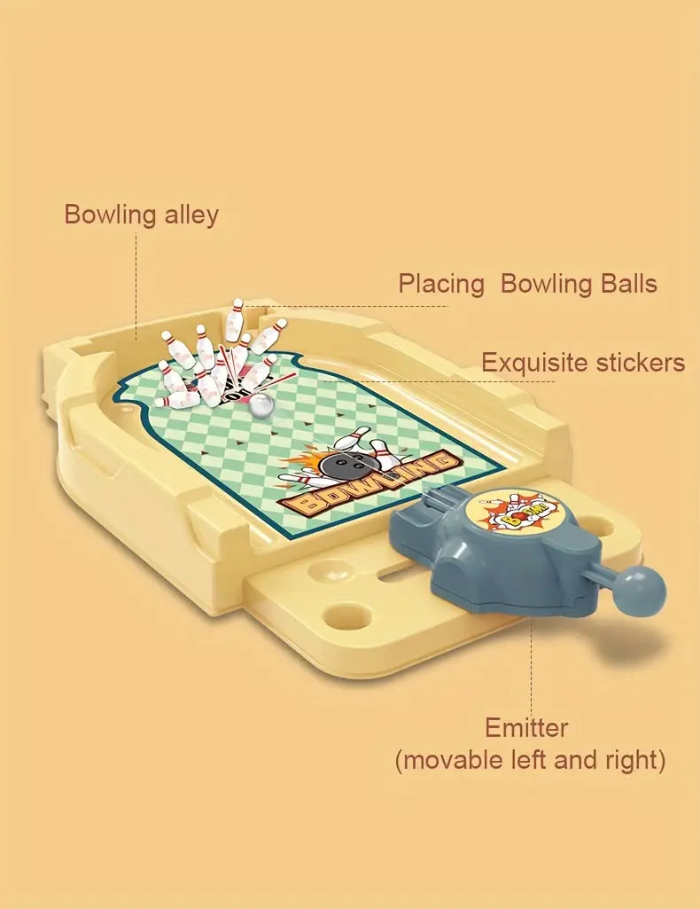 Mini Desktop Bowling Game Set for Kids