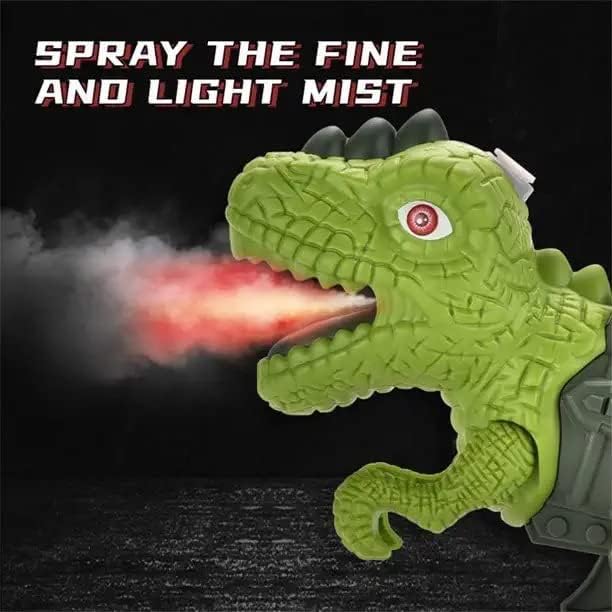 Mini Dinosaur Dino Machine Gun Toy with Water Spray Smoke Effect with Light- Random Any 1