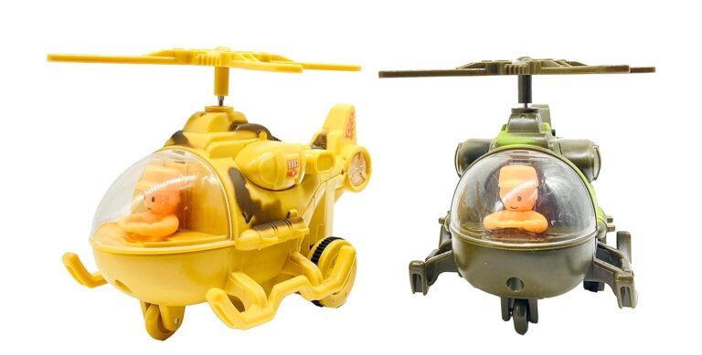 Mini Helicopters Friction Powered Helicopters for Kids - Any 1 Random color