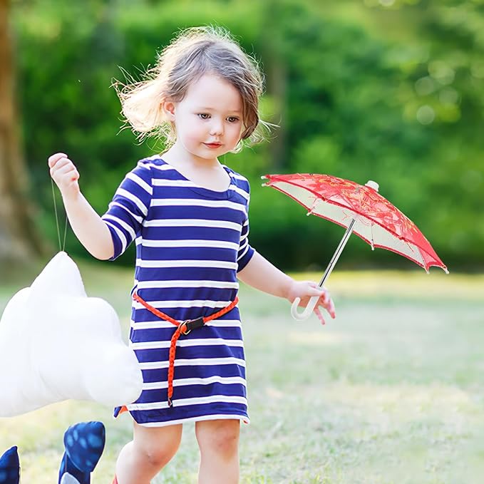 Mini Lace Foldable Umbrella , Doll Umbrellas Shining Decor for Wedding , Baby Shower- Any 1