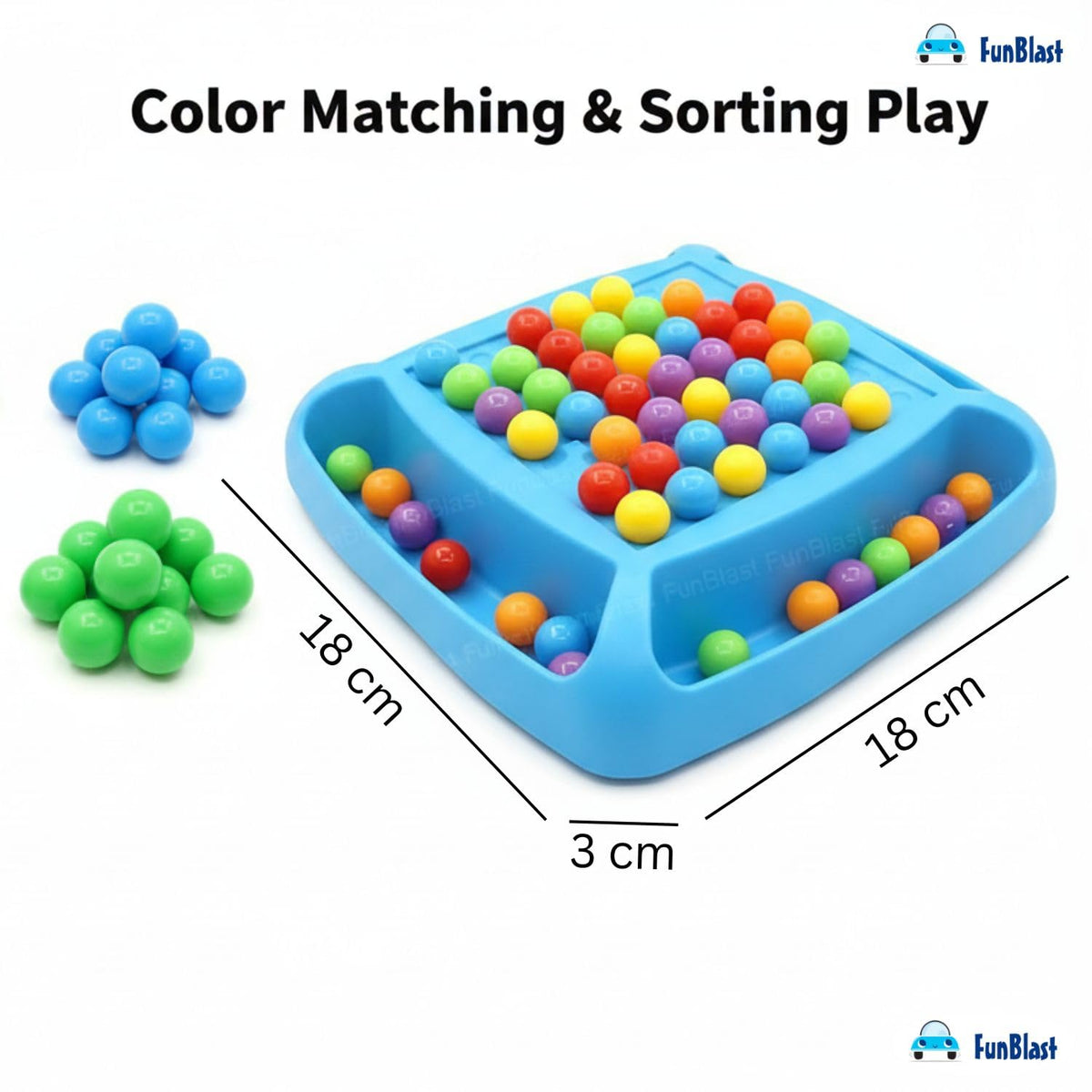 Mini Rainbow Ball Chess Game  - Random Color Dispatch