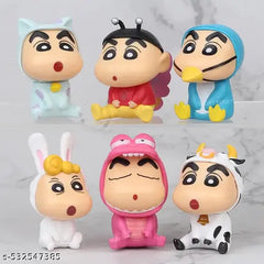 Mini Shinchan Toy Figures - Any 1 Random