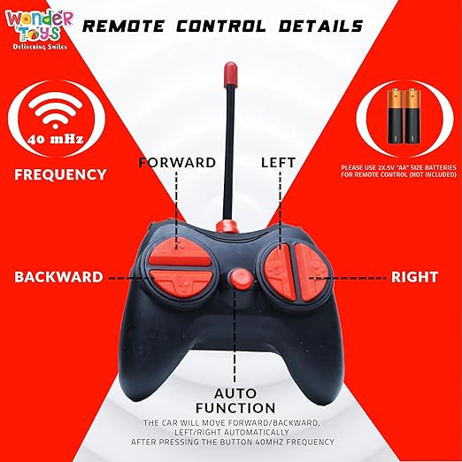 Mini Stunt Car Remote Control Rechargeable Car Toy for Kids - 360 Degree Spinning (Multicolor)