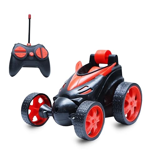 Mini Stunt Car Remote Control Rechargeable Car Toy for Kids - 360 Degree Spinning (Multicolor)