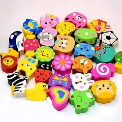 Mini Cartoon Eraser -Any 15 Pieces