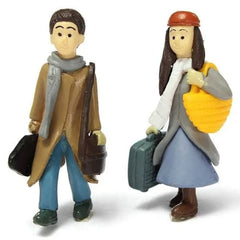 Miniature Traditional Chinese Couple Statue