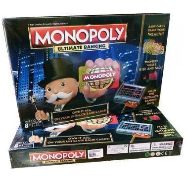 Monopoly Ultimate Banking Board Game Family Strategy