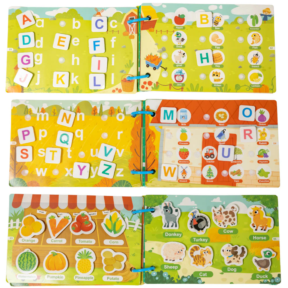 Montessori Busy Book for Kids-Preschool Sensory Play Book for Fine Motor Skills & Cognitive Development-Any 1 Book