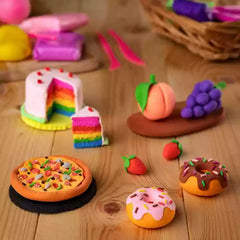 Clay Moulding Dough, 8 shades kit with Moulds