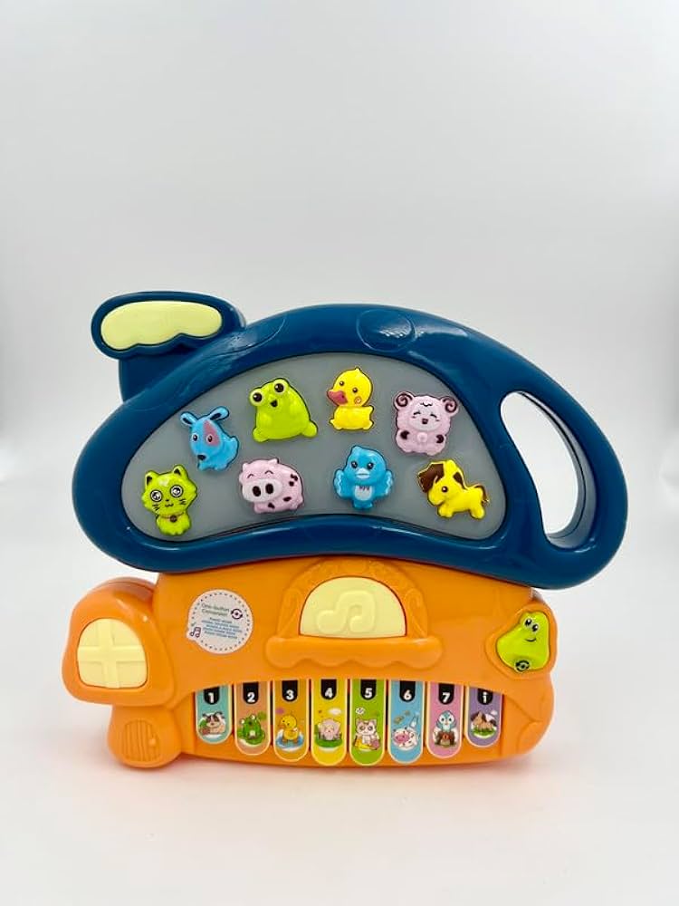 Mushroom Design Musical Piano Keyboard Toy for Kids