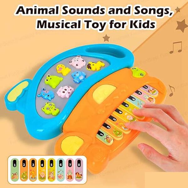 Mushroom Design Musical Piano Keyboard Toy for Kids