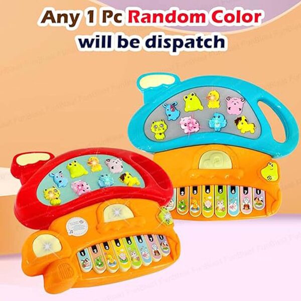 Mushroom Design Musical Piano Keyboard Toy for Kids