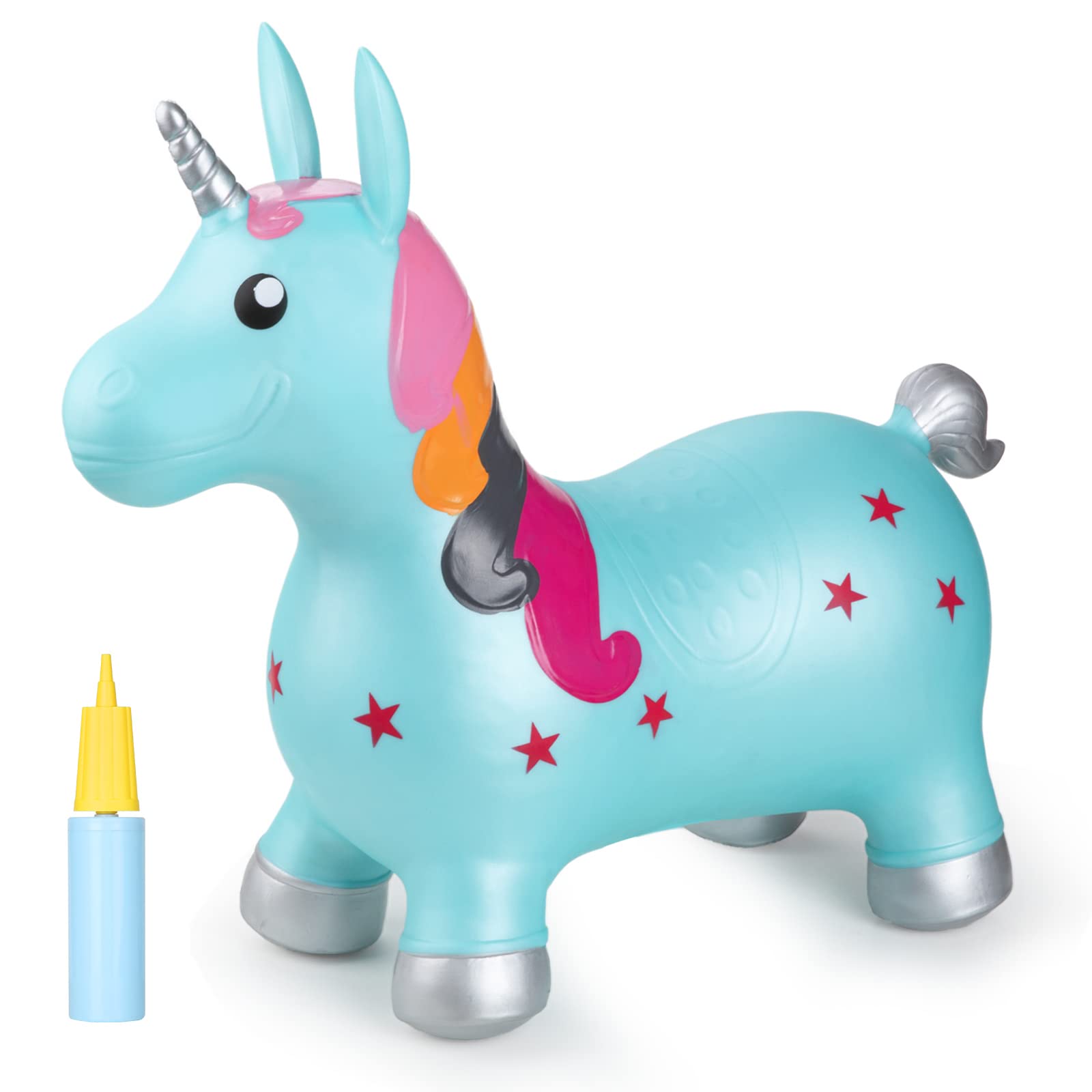 Musical Bouncing Horse, Activity Toy/Hop Farm Animals Toys for Small Toddler/Kids- Without Pump