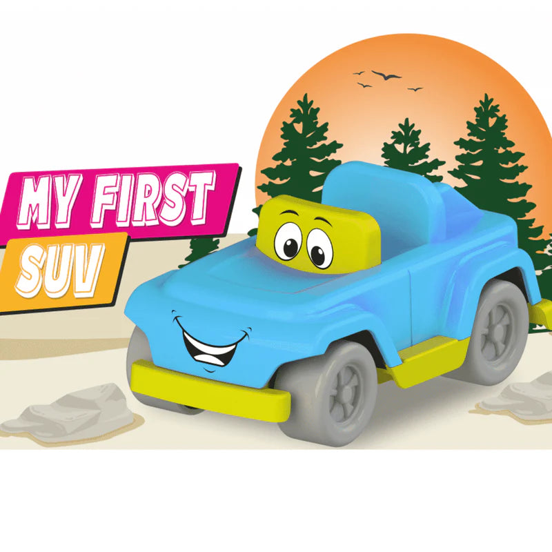 My First Buggy | Fun Expression | Unbreakable | Freewheeled | Colorful -Any 1 For 6 month and Above