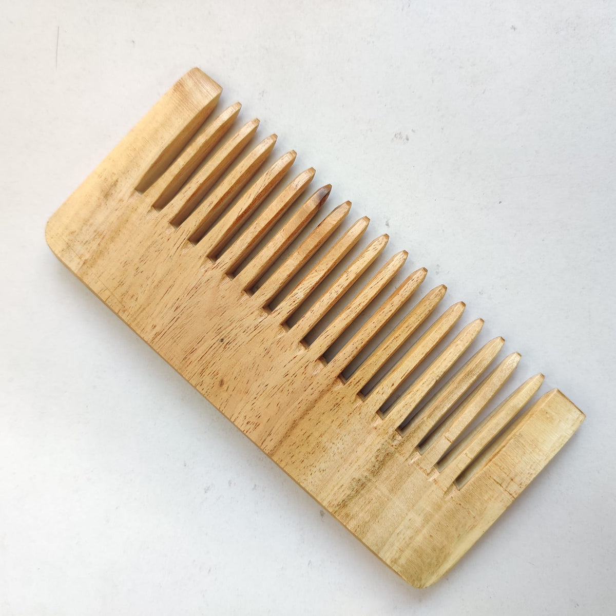 Neem Wooden Comb - Detangle wide Toothed comb